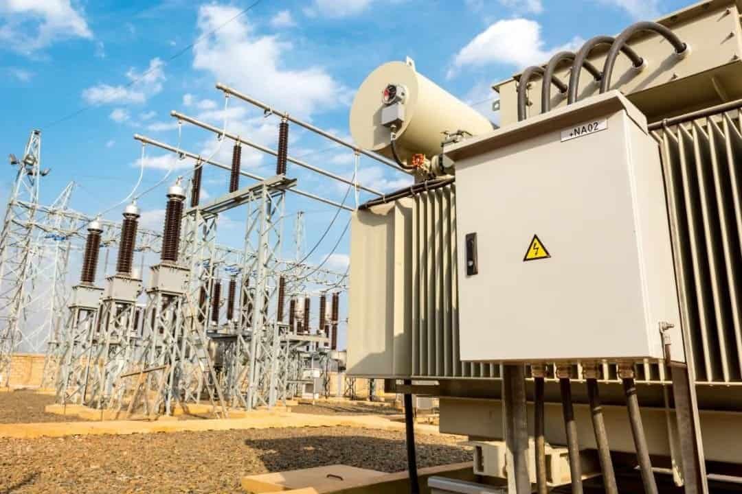 Transformer in substation